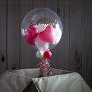 Wedding Day Personalised Feather Bubble Balloon additional 3